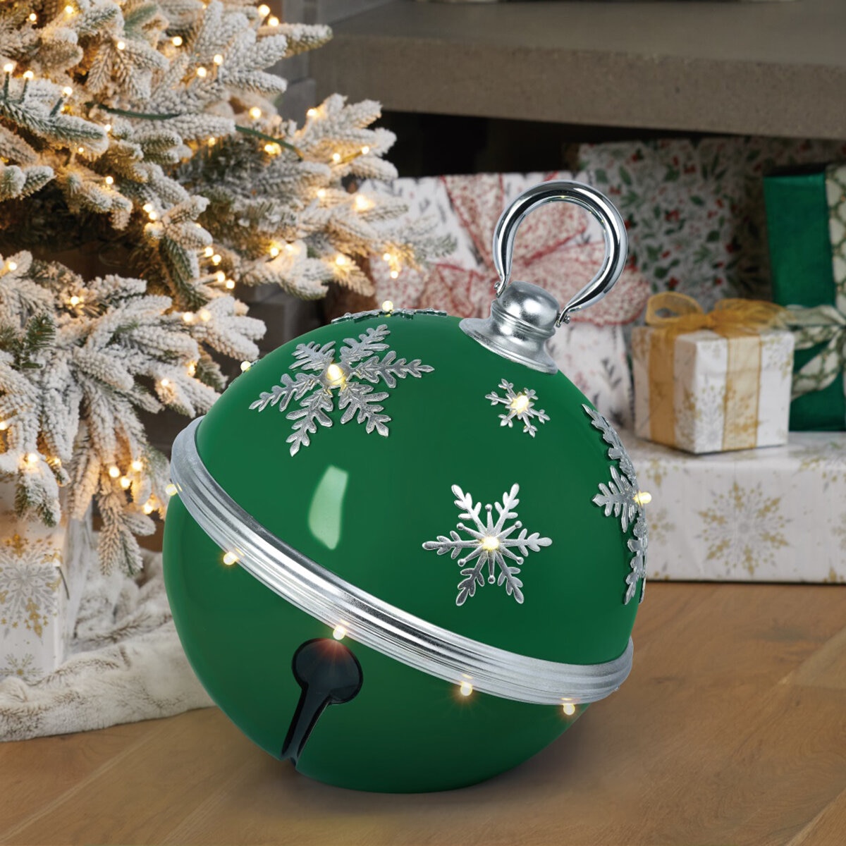 Ornamento Gigante con Luces LED, Verde Ornamento Gigante con Luces LED, Verde