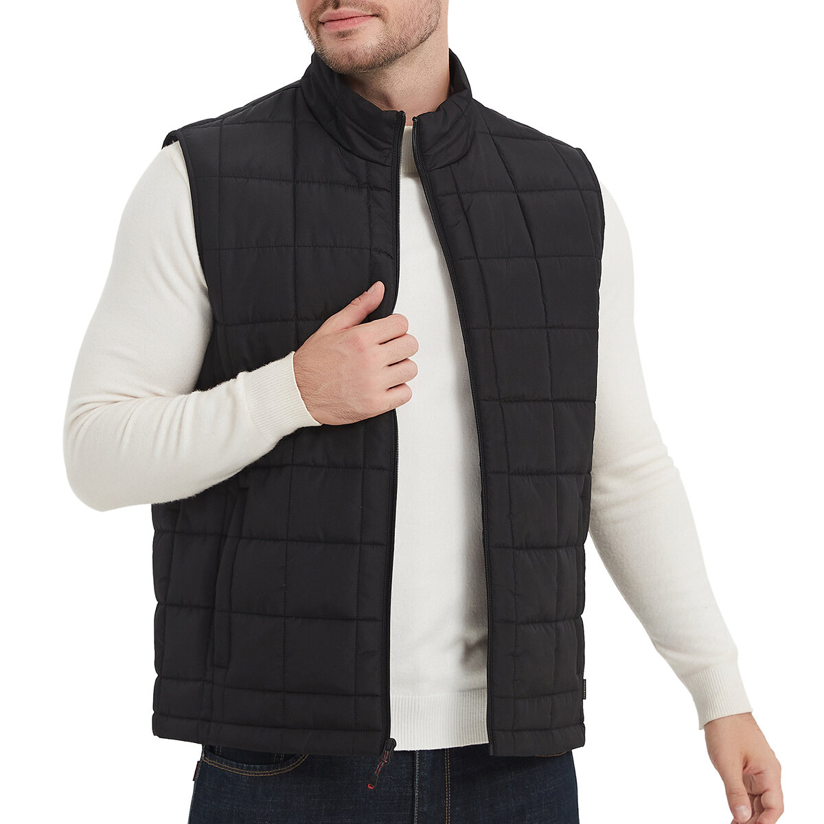 Hawke & Co Chaleco acolchado para Caballero Negro Extra Grande