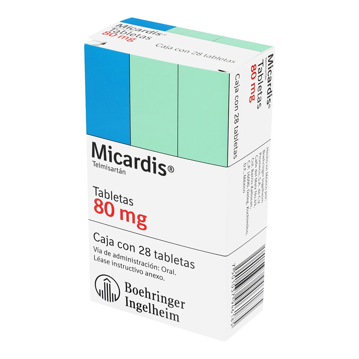Micardis  80mg 28 Tabletas