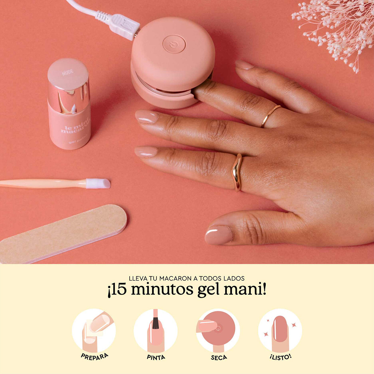 Le Mini Macaron Kit de Manicura en Gel