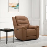 Gilman Creek Furniture, Reclinable Eléctrico de Cuero
