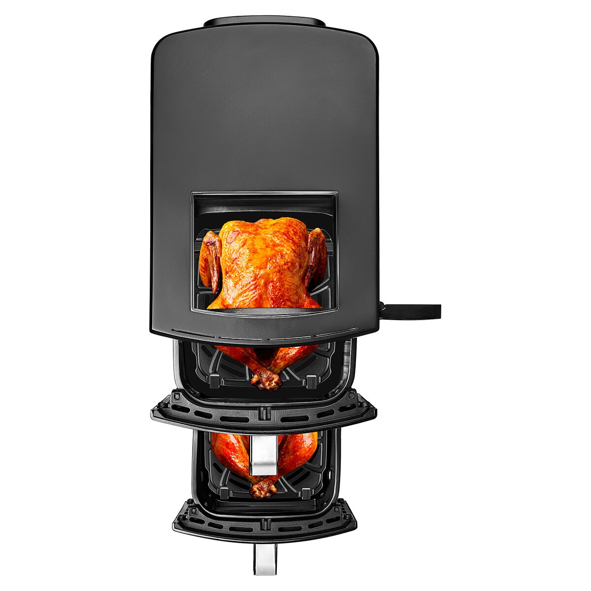 Gourmia, Freidora de Aire Digital Doble, de 10.4 Litros con Ventana y Luz