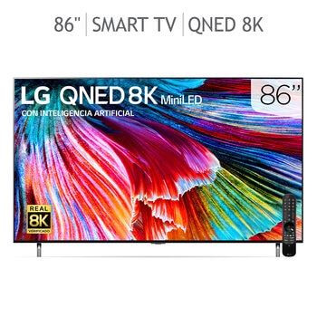 LG Pantalla 86" QNED 8K SMART TV