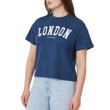 Scotch and Soda Playera para Dama Azul Extra Grande