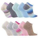 K. Bell Calcetines para Dama 10 piezas Multicolor