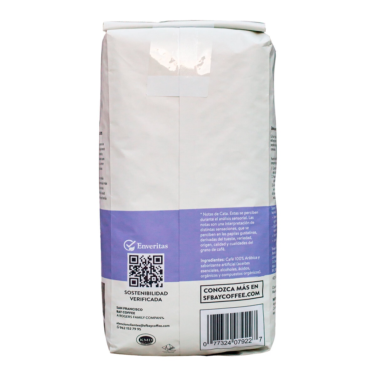 San Francisco Bay Coffee Gourmet Café Molido Sabor Crema de Avellana 1 kg