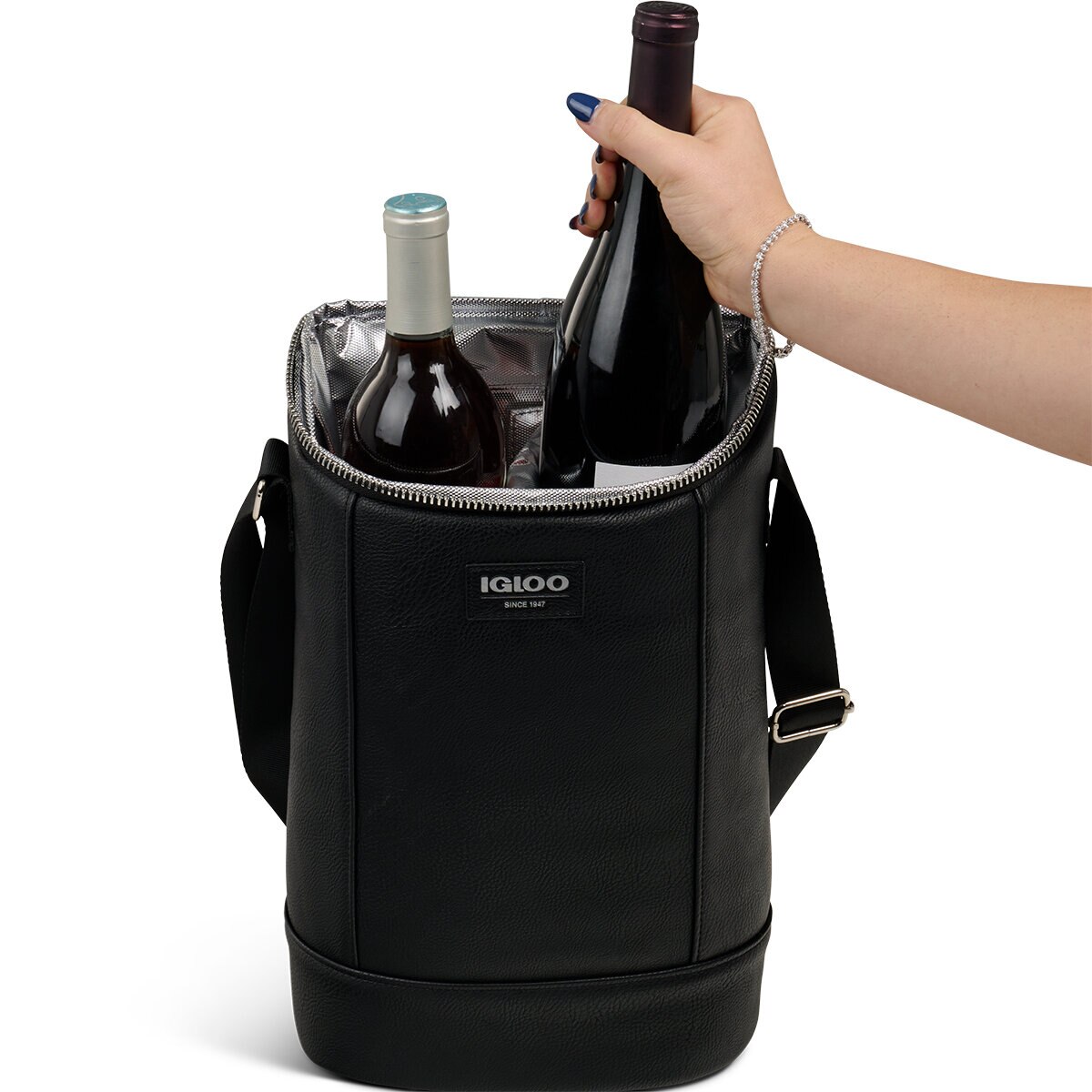Igloo Bolsa Térmica para Vino Luxe Negra