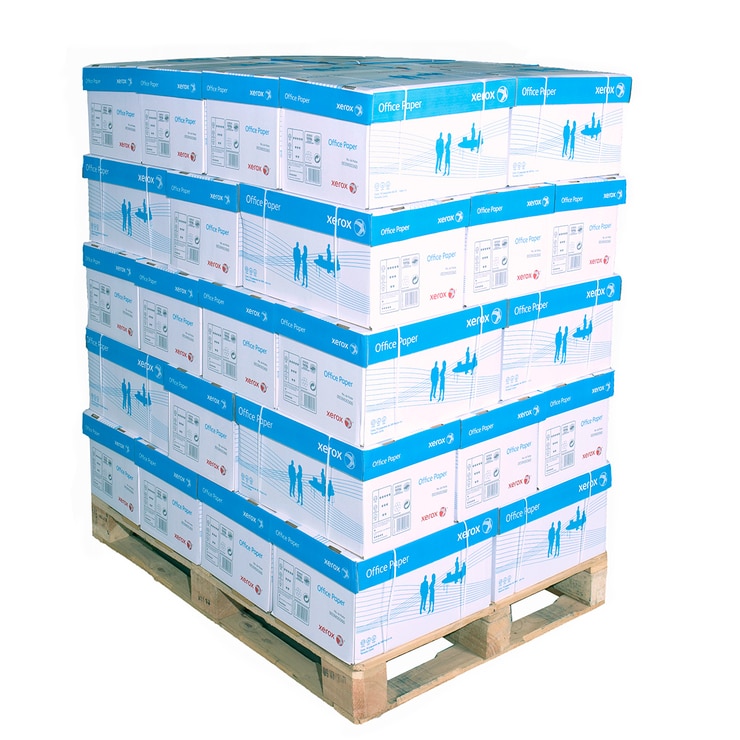 Xerox pallet papel tamaño carta 40 cajas  Costco México