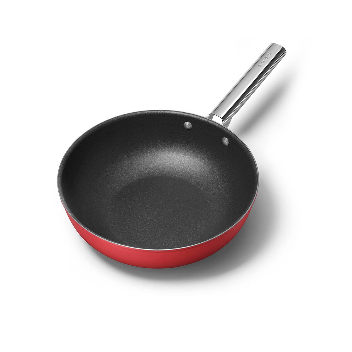 Smeg Wok 30cm rojo