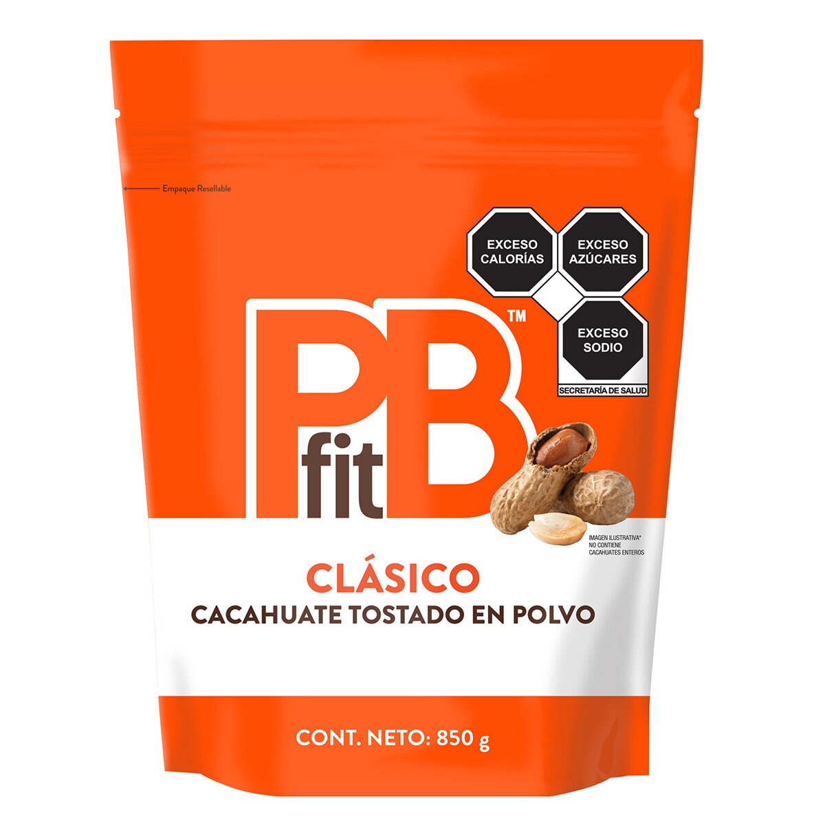 PBfit Clásico Cacahuate Tostado en Polvo 850 g PBfit Clásico Cacahuate Tostado en Polvo 850 g