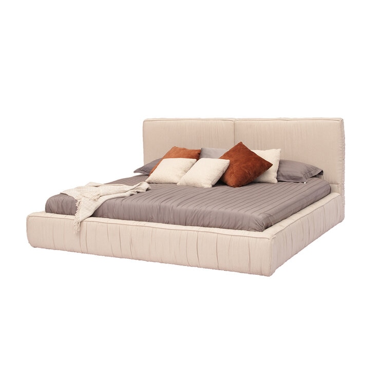 Skanor Muebles, Fontana, Cama King Tapizada