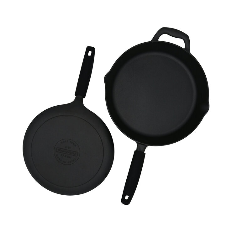 Tramontina Juego de Comal y Sartén de Hierro Fundido, 2 piezas