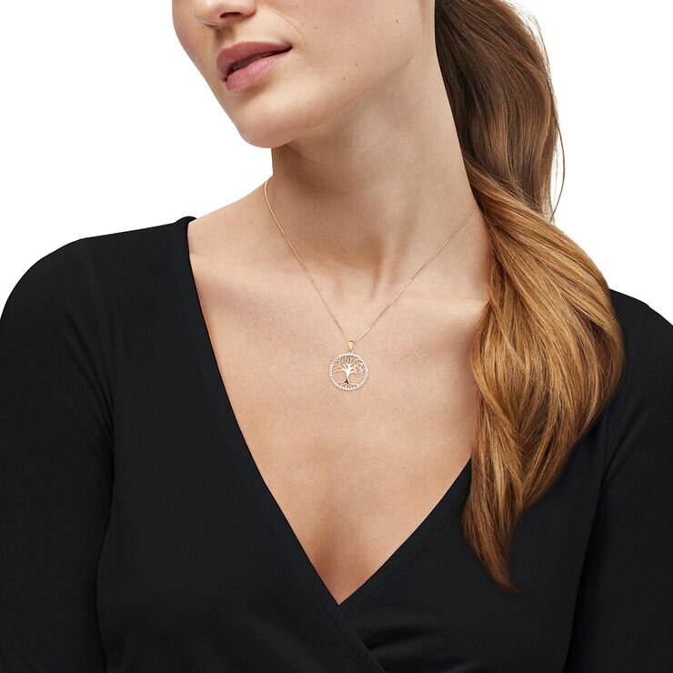 Dije Arbol de la Vida, Oro Amarillo 14K Dije Arbol de la Vida, Oro Amarillo 14K
