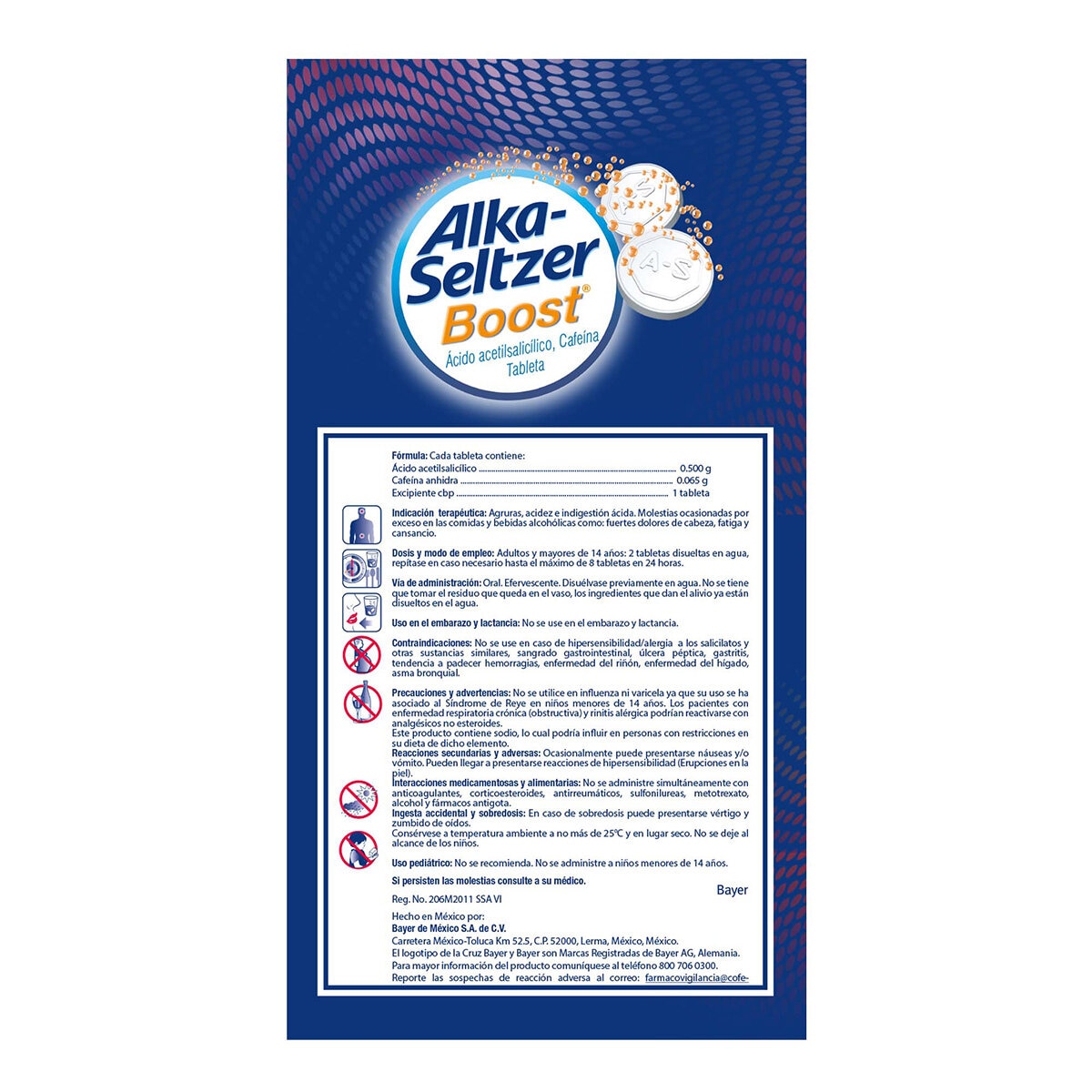 Alka Seltzer Boost 50 Tabletas Efervescentes Alka Seltzer Boost 50 Tabletas Efervescentes