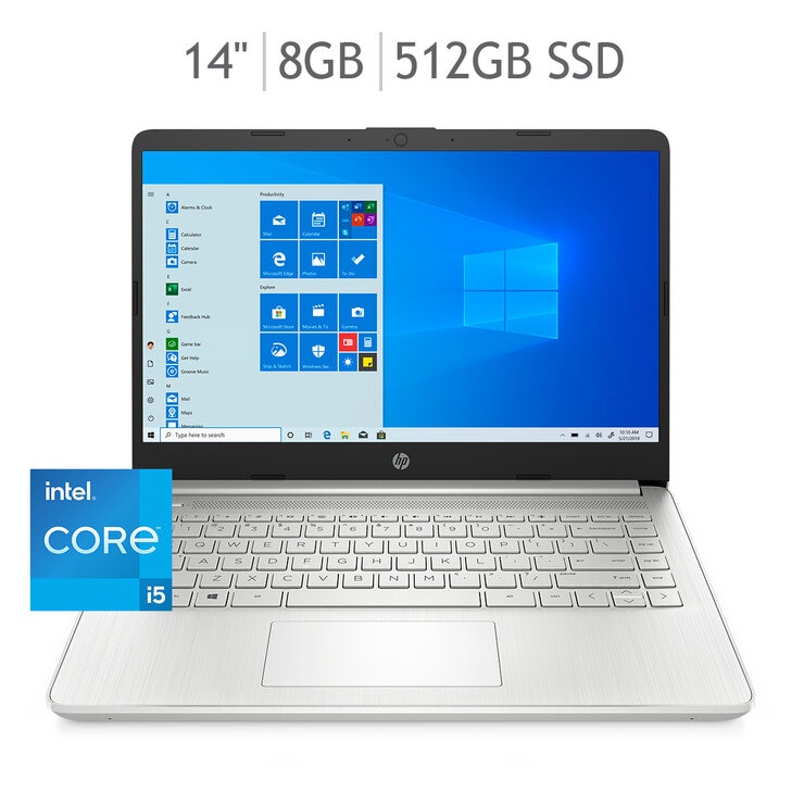 HP 14-dq2533la Laptop 14" HD Intel Core i5 8GB 512GB SSD