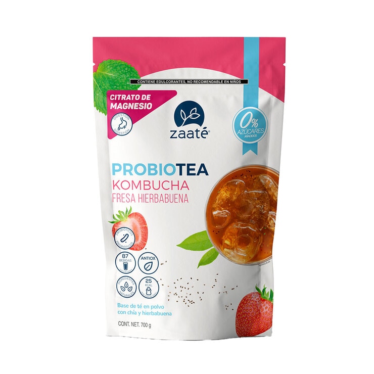 Zaaté Probitotea Kombucha Fresa-Hierbabuena 700 g Zaaté Probitotea Kombucha Fresa-Hierbabuena 700 g