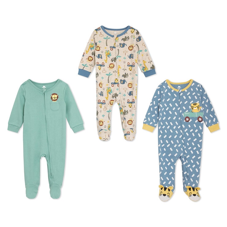 Koala Kids Mameluco 3 piezas para Bebé Tigre 6 Meses Koala Kids Mameluco 3 piezas para Bebé Tigre 6 Meses