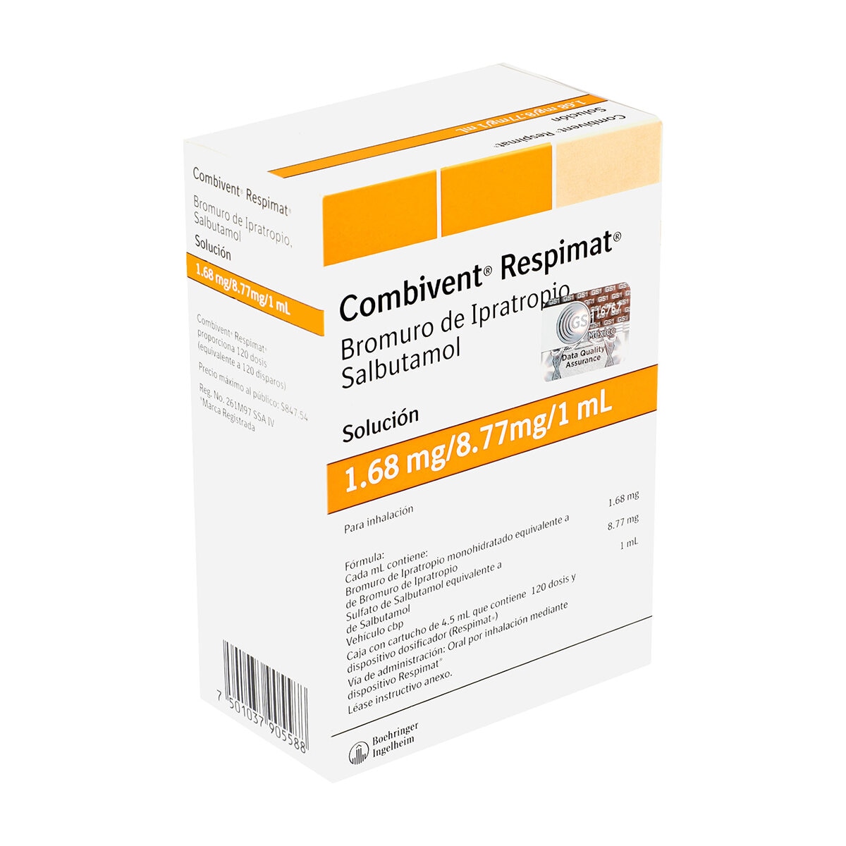 Combivent Respimat inhalación Solución 1ml 