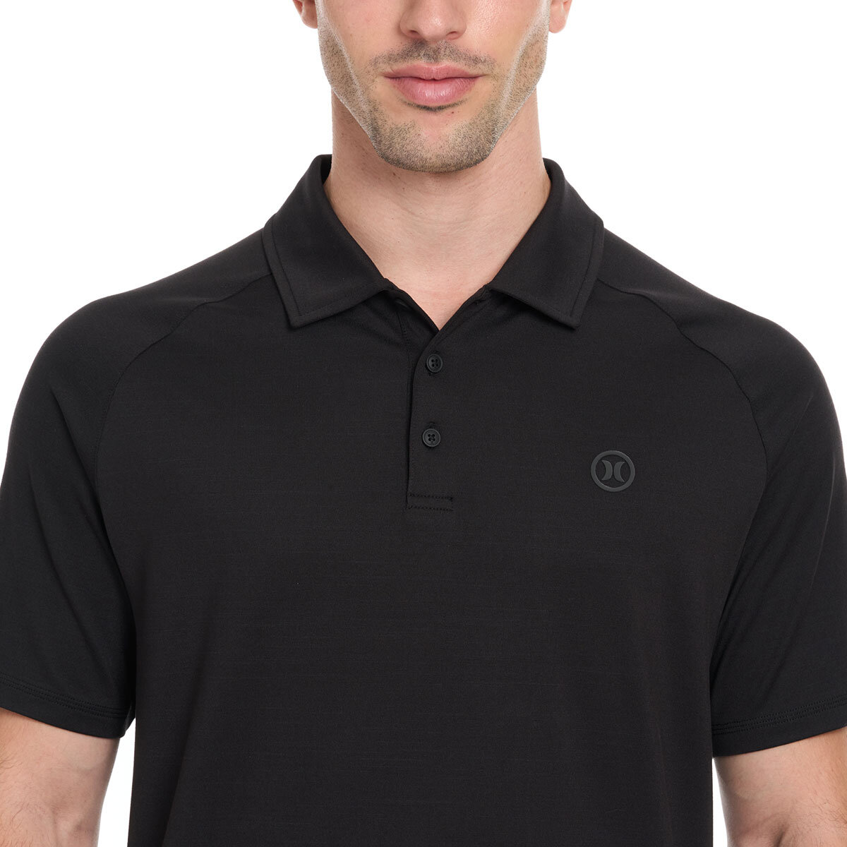 Hurley Polo para Caballero Negro Chica
