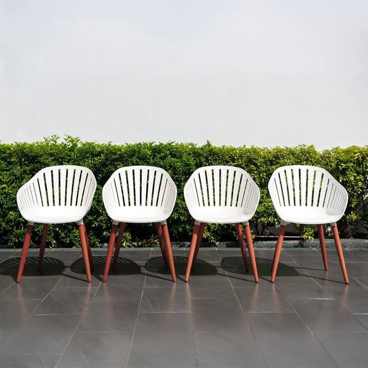Midtown Concept, Nasseau Comedor Expandible para Exterior de 11 Piezas