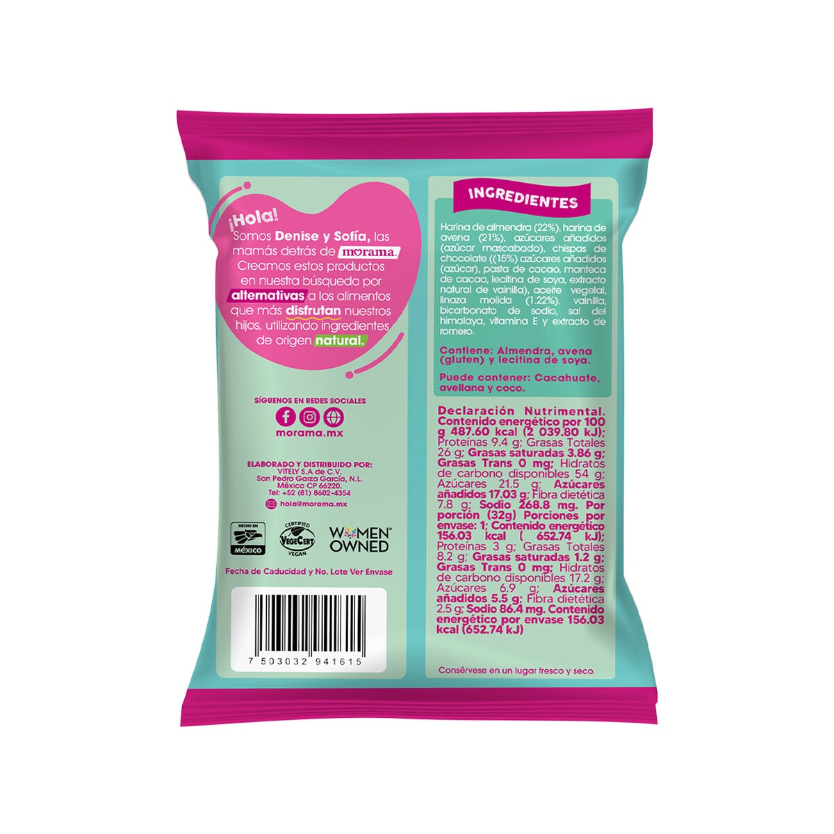 Morama Galletas Chispas Chocolate 384 g