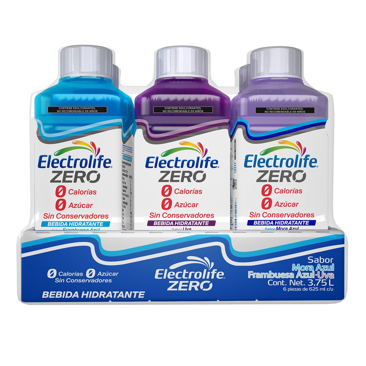 Electrolife Zero 6 Piezas de 325 ml c/u