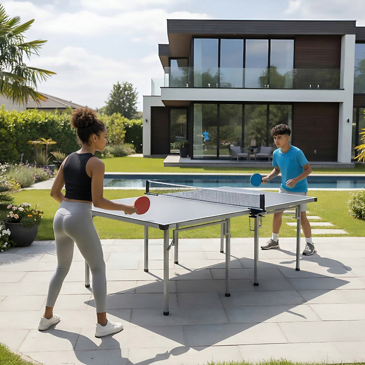 Kettler Mesa De Ping Pong Para Exteriores Convertible Versa Kettler Mesa De Ping Pong Para Exteriores Convertible Versa