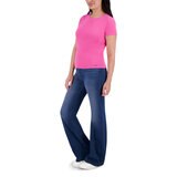 DKNY Playera para Dama Rosa Grande