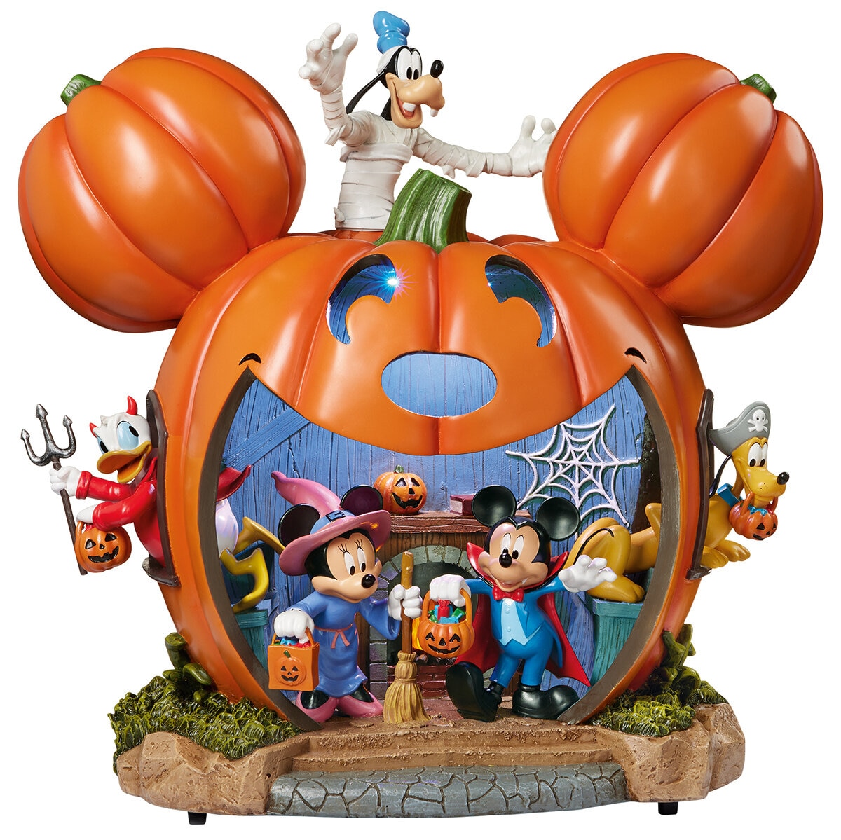 Disney Casa de Calabaza de Halloween con Luces y Música