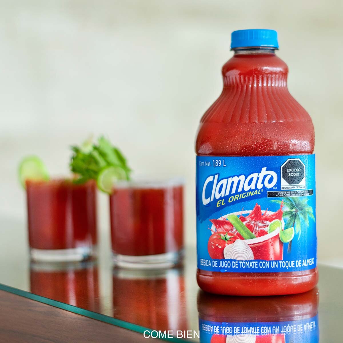 Clamato Jugo de Tomate 2 pzas de 1.8 l