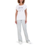 DKNY Playera para Dama Blanco Extra Chica