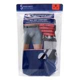 Champion Bóxers para Caballero 5 Piezas Gris Talla Grande
