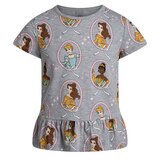 Playera 4 piezas para Niños o Niñas Disney Princesas 5 Años
