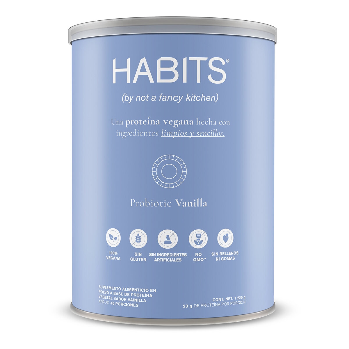 Habits by Not A Fancy Kitchen Proteína Vegetal Vainilla