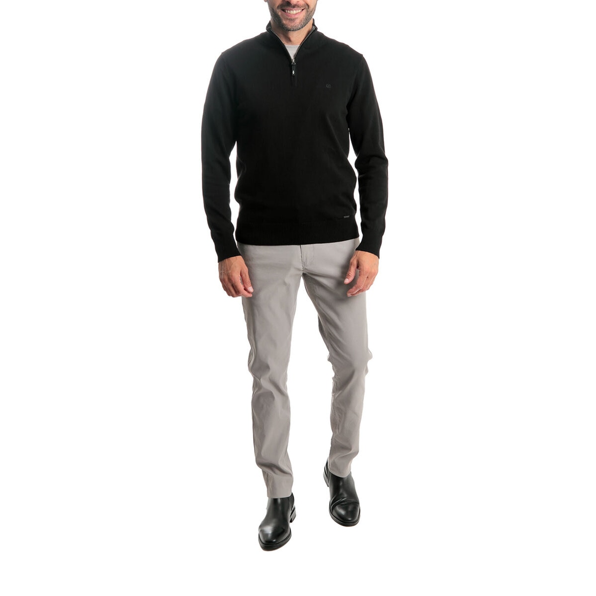 Kenneth Cole Suéter para Caballero Negro Mediana Kenneth Cole Suéter para Caballero Negro Mediana