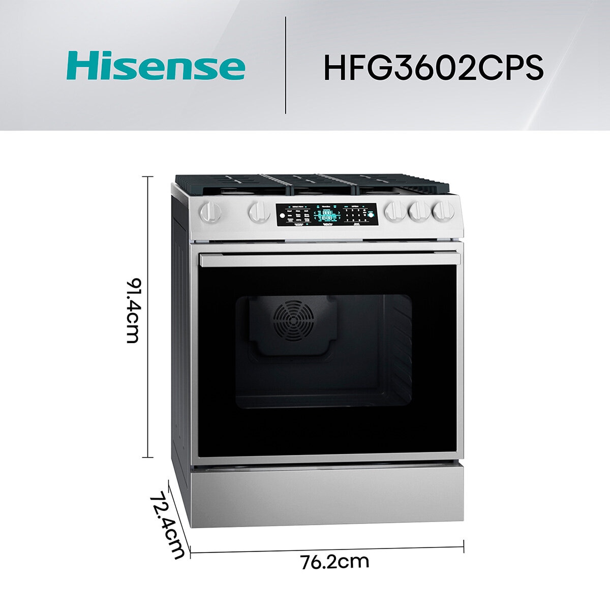 Hisense Estufa de Gas 6 Quemadores Hisense Estufa de Gas 6 Quemadores