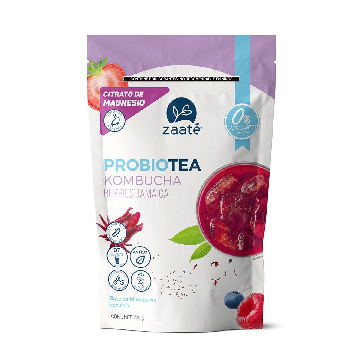Zaaté Probiotea Kombucha Berries - Jamaica 700 g