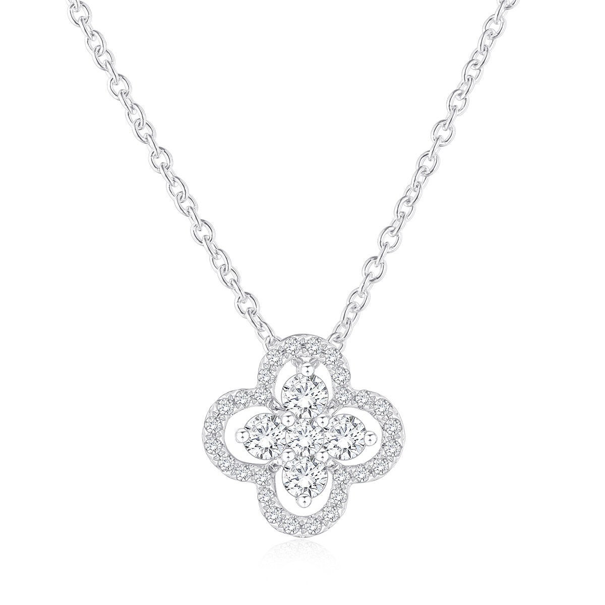 Dije de Diamantes, 0.30 ctw, Oro Blanco 14K Dije de Diamantes, 0.30 ctw, Oro Blanco 14K