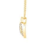 Collar de Diamantes 0.15CTW con Dije de Corazón, Oro 14K