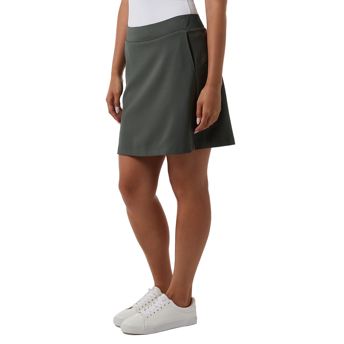 32 Degrees Cool Falda Deportiva para Dama verde mediana