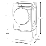 Samsung Lavasecadora 20Kg/12Kg con Pedestal