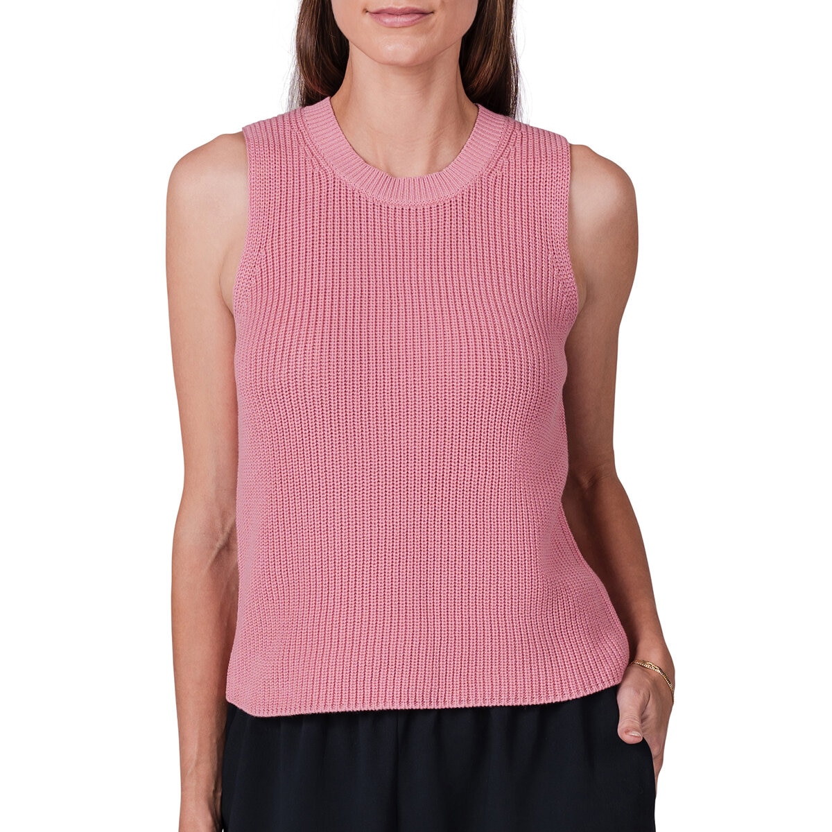 Kersh Suéter sin manga tipo chaleco para Dama Varias Tallas y Colores