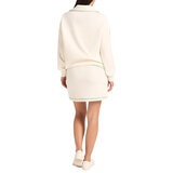 Max & Mia Set Sudadera con Falda Short para Dama Beige Chica