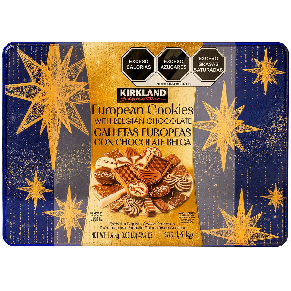 Kirkland Signature Galletas Europeas con Chocolate Belga 1.4 kg Kirkland Signature Galletas Europeas con Chocolate Belga 1.4 kg