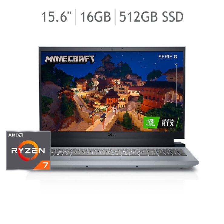 Dell Laptop Gaming NB G15 5525 15" AMD Ryzen™ 7, 16 GB RAM, 512 GB SSD, FHD, Windows 11