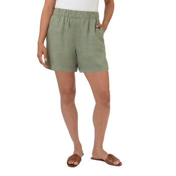 Blank NYC Shorts Tipo Lino para Dama Varias Tallas y Colores