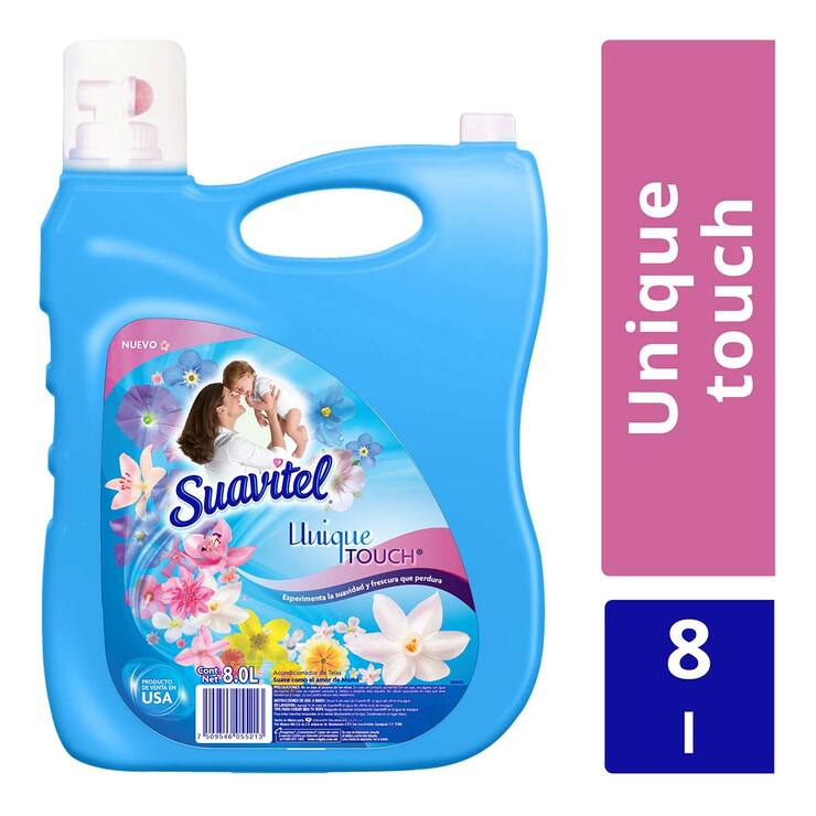 Suavitel Unique Touch Suavizante de Telas 8 l