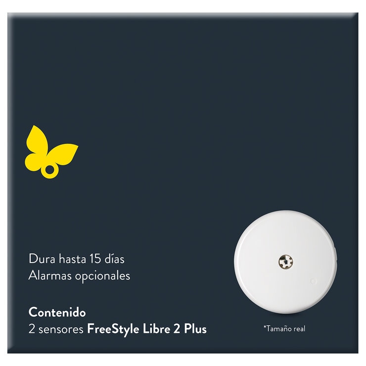 Freestyle Libre 2 Plus Monitoreo de Glucosa 2 Sensores