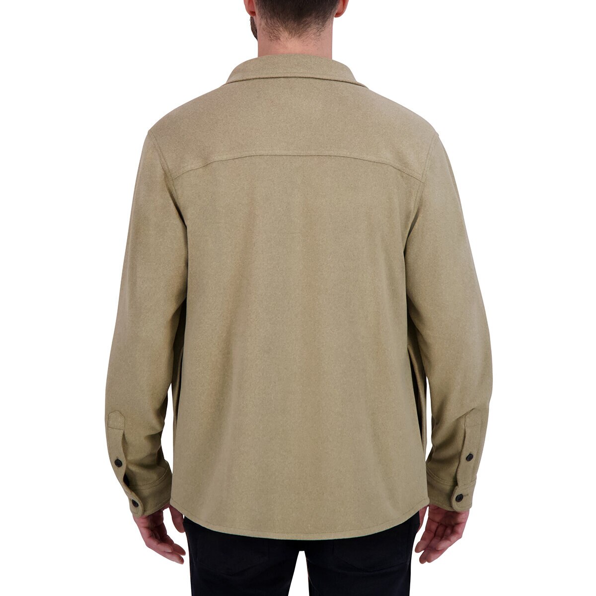 Kirkland Signature Sobrecamisa para Caballero Café Chica