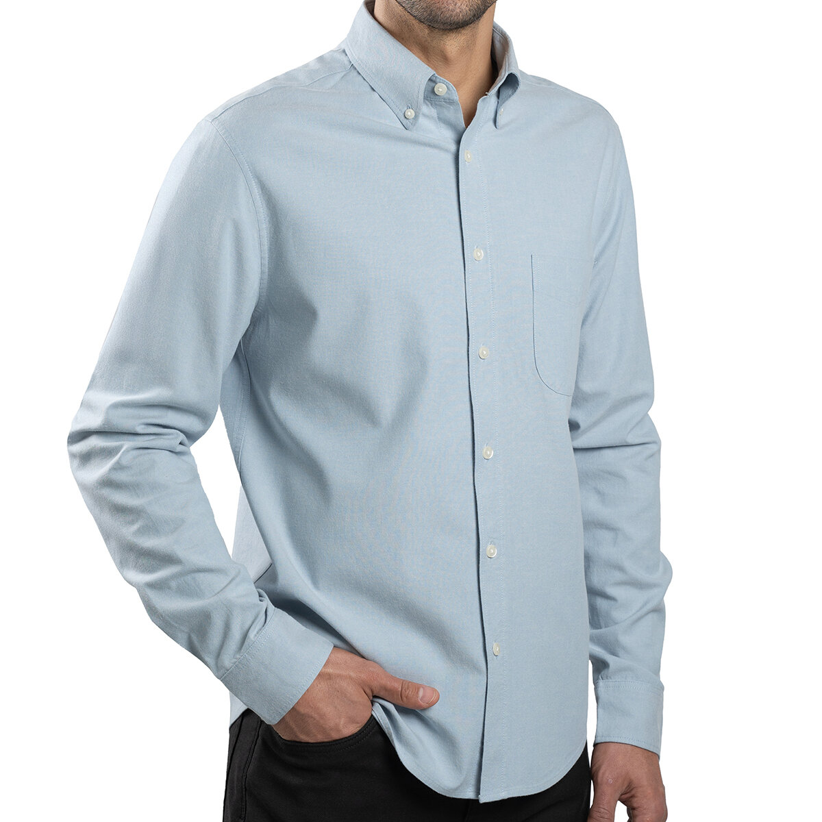 Jachs Camisa para Caballero Azul Chica